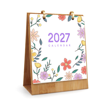 플라워 에디션 - 2027 숫자 컬러링 데스크 캘린더