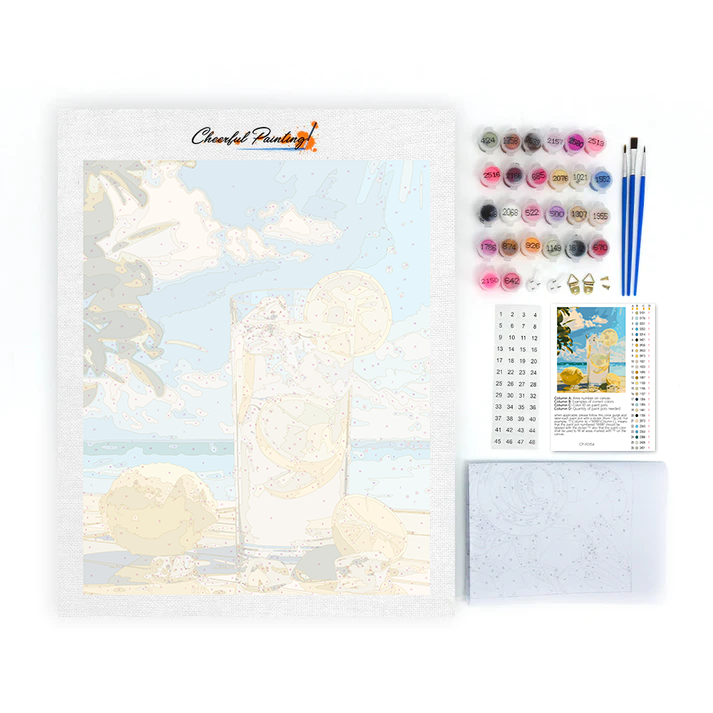 레모네이드 - 유화그리기