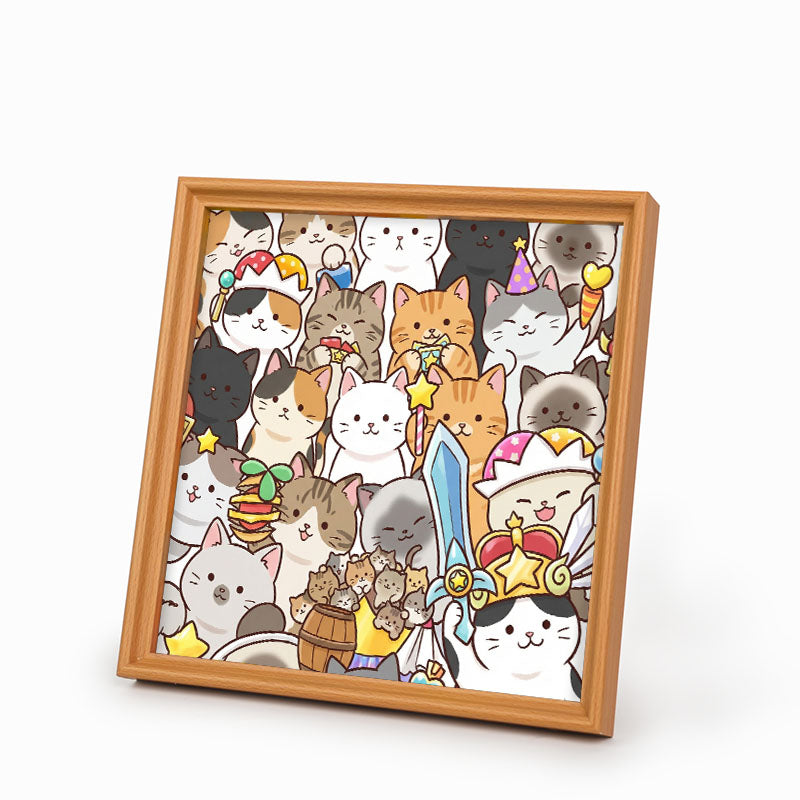 마법의 아기 고양이 - 컬러링 퍼즐