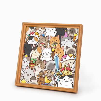 마법의 아기 고양이 - 컬러링 퍼즐