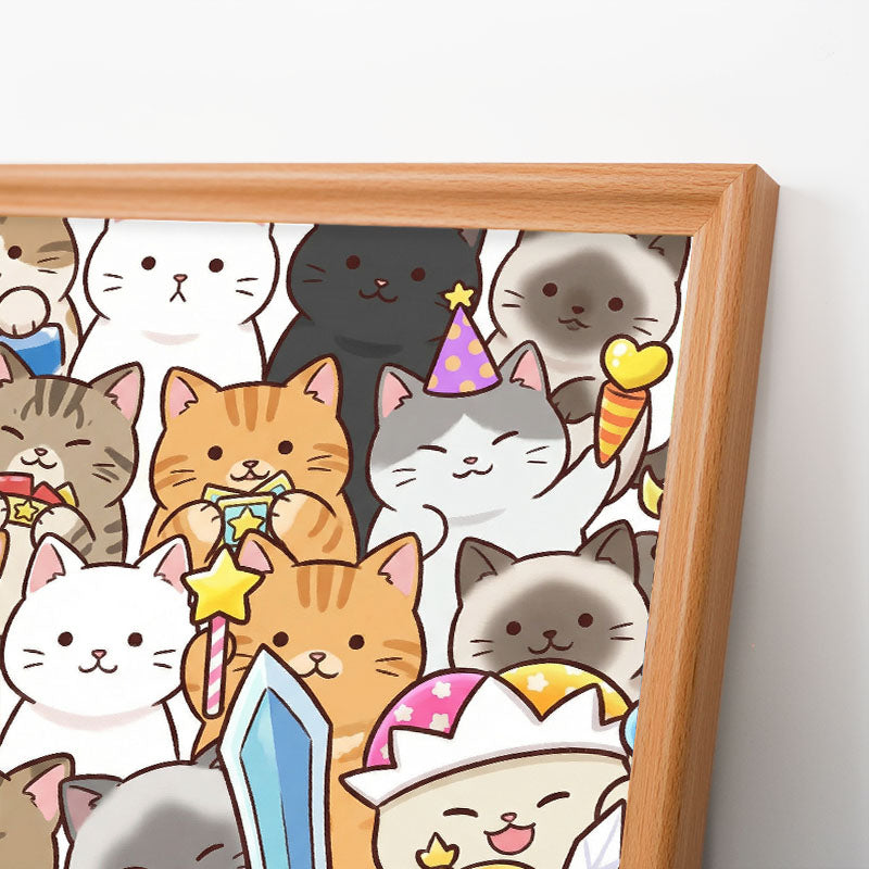 마법의 아기 고양이 - 컬러링 퍼즐