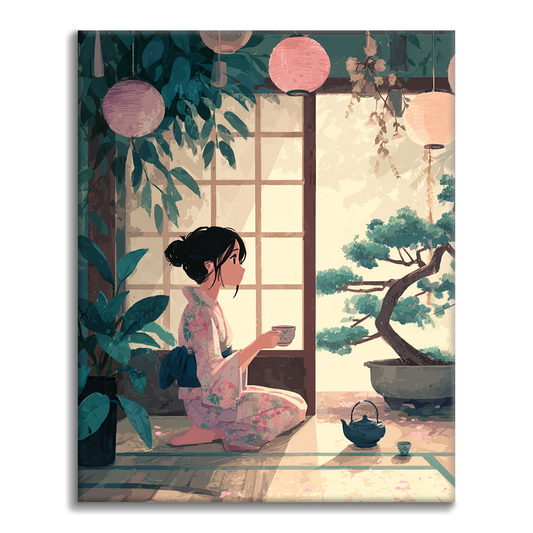 고요한 티파티 - 유화그리기