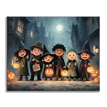 트릭 오어 트리트 - 유화그리기