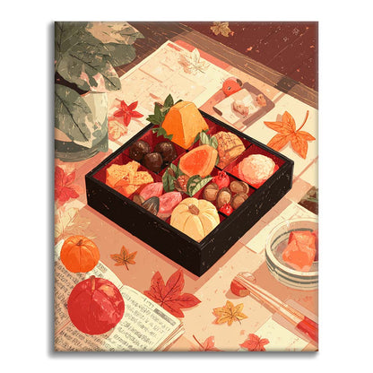 가을의 만찬 - 유화그리기