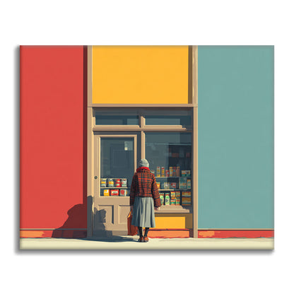 코너 숍 - 유화그리기