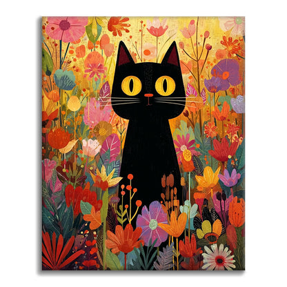 한밤중 - 유화그리기