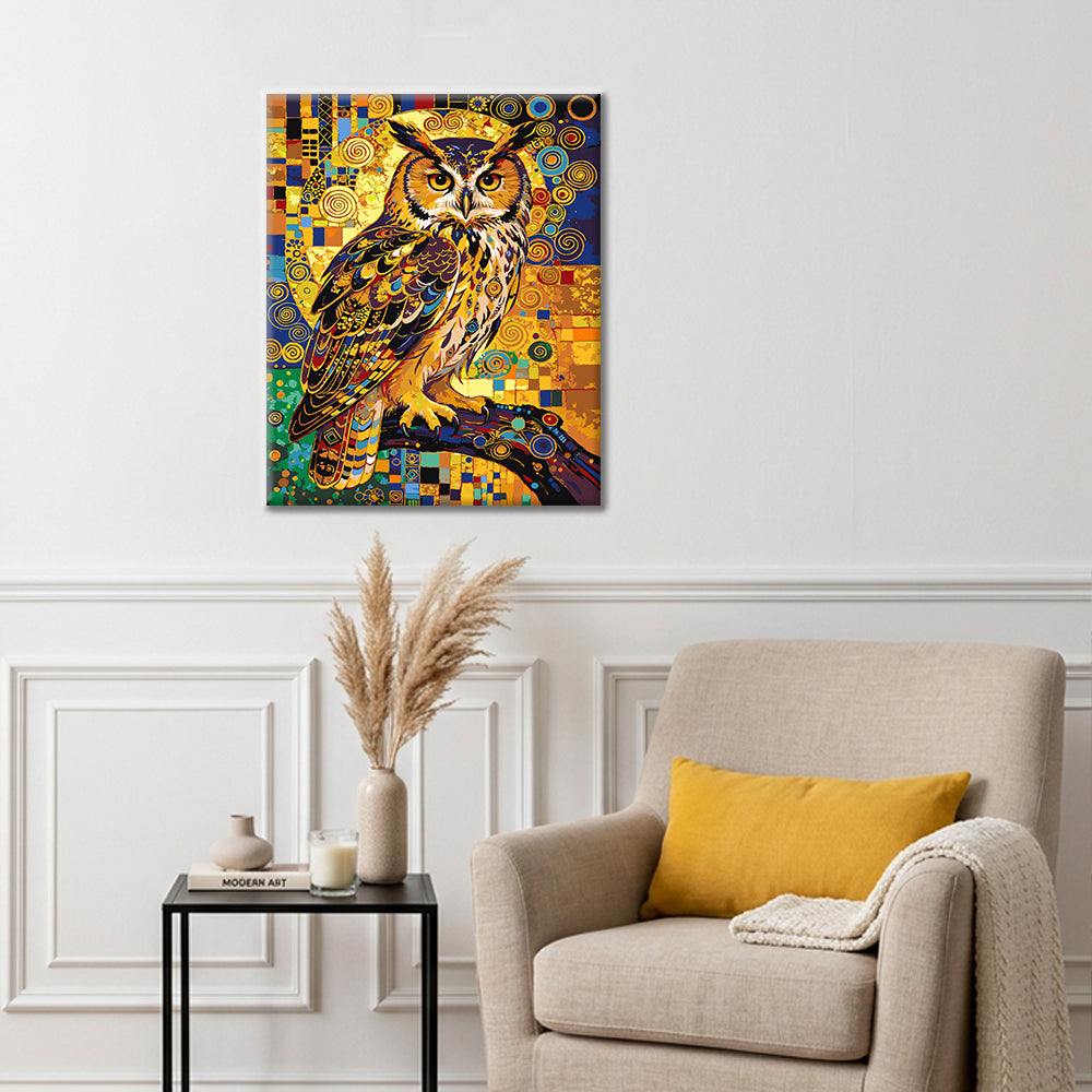 영원한 올빼미족 부엉이 - 유화그리기