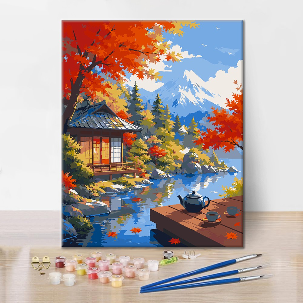 산속의 티타임[유화그리기]