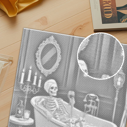 해골의 휴식[도트 페인팅]
