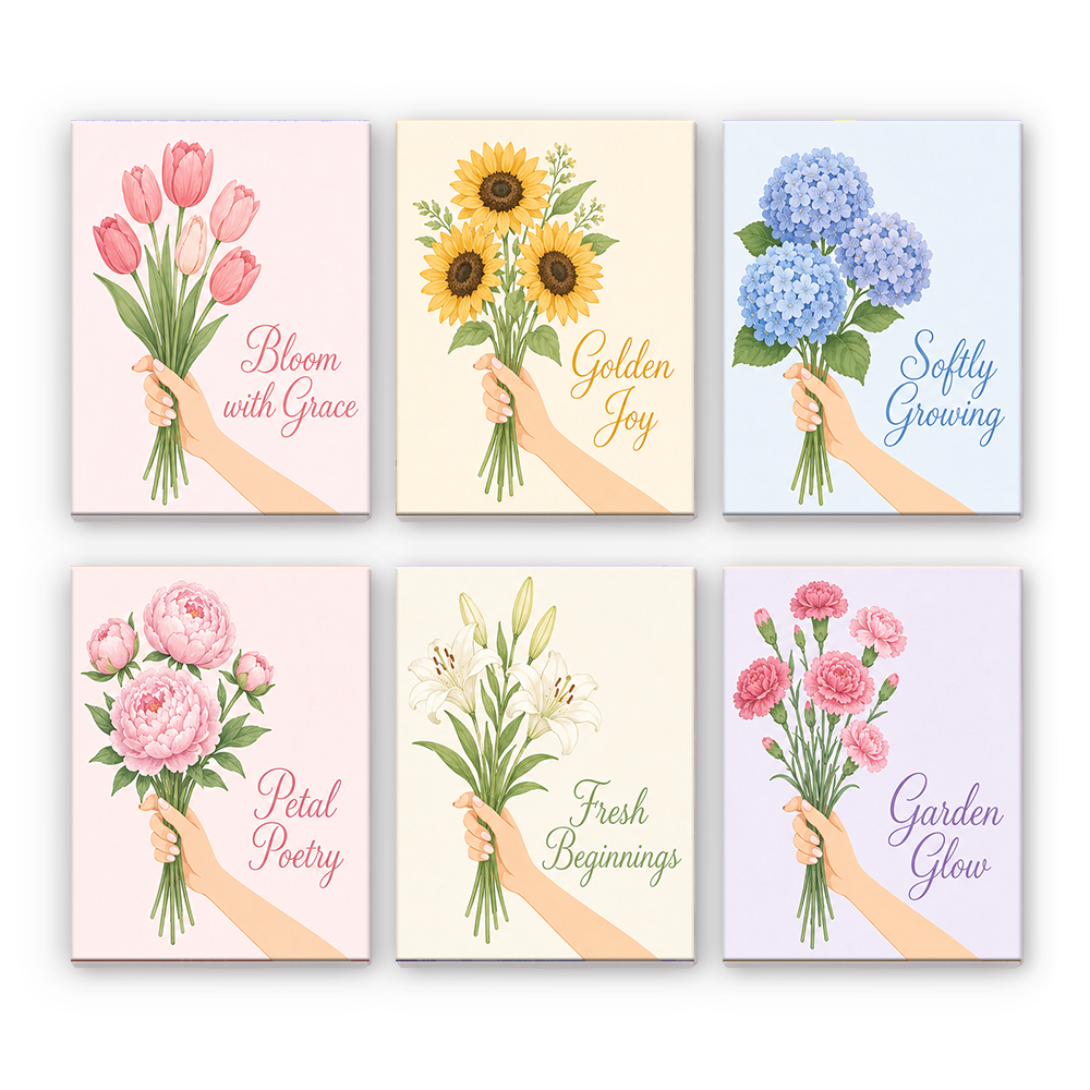 희망의 꽃다발 - 유화그리기