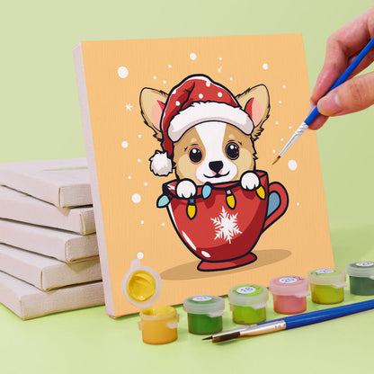 티컵 퍼피 - 유화그리기
